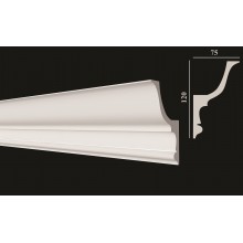 DECOR-DIZAYN  DD509 потолочный плинтус дюрополимер 120х75х2000мм